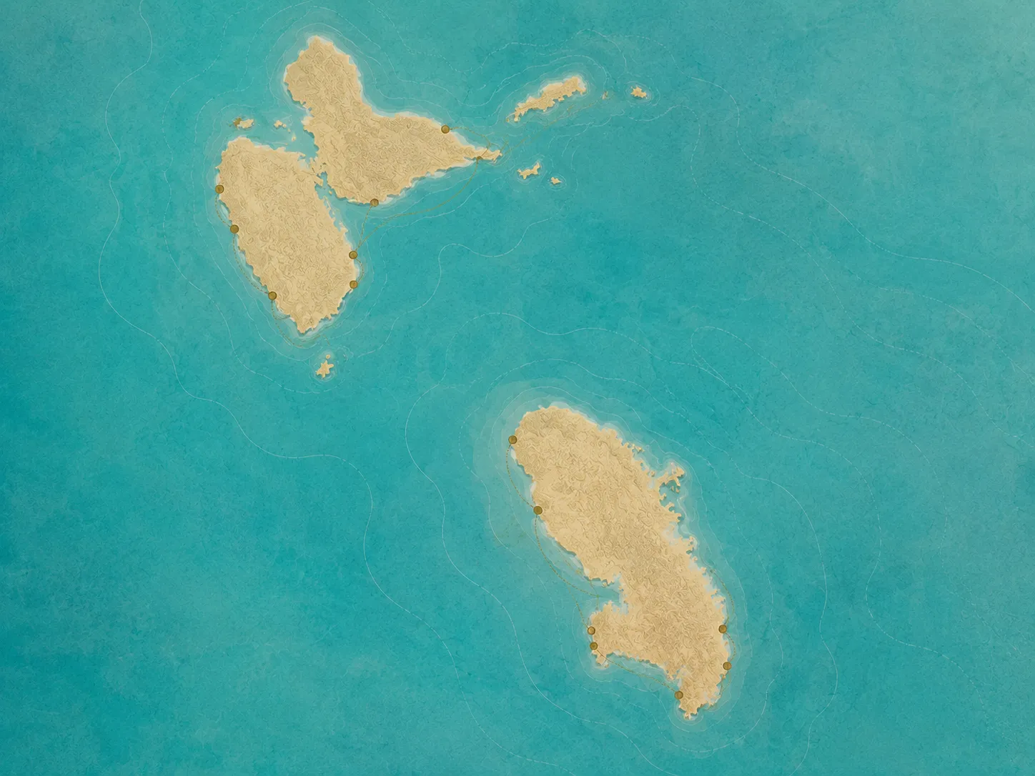 Antilles françaises&nbsp;: la Martinique et la Guadeloupe, zones de collecte des sargasses